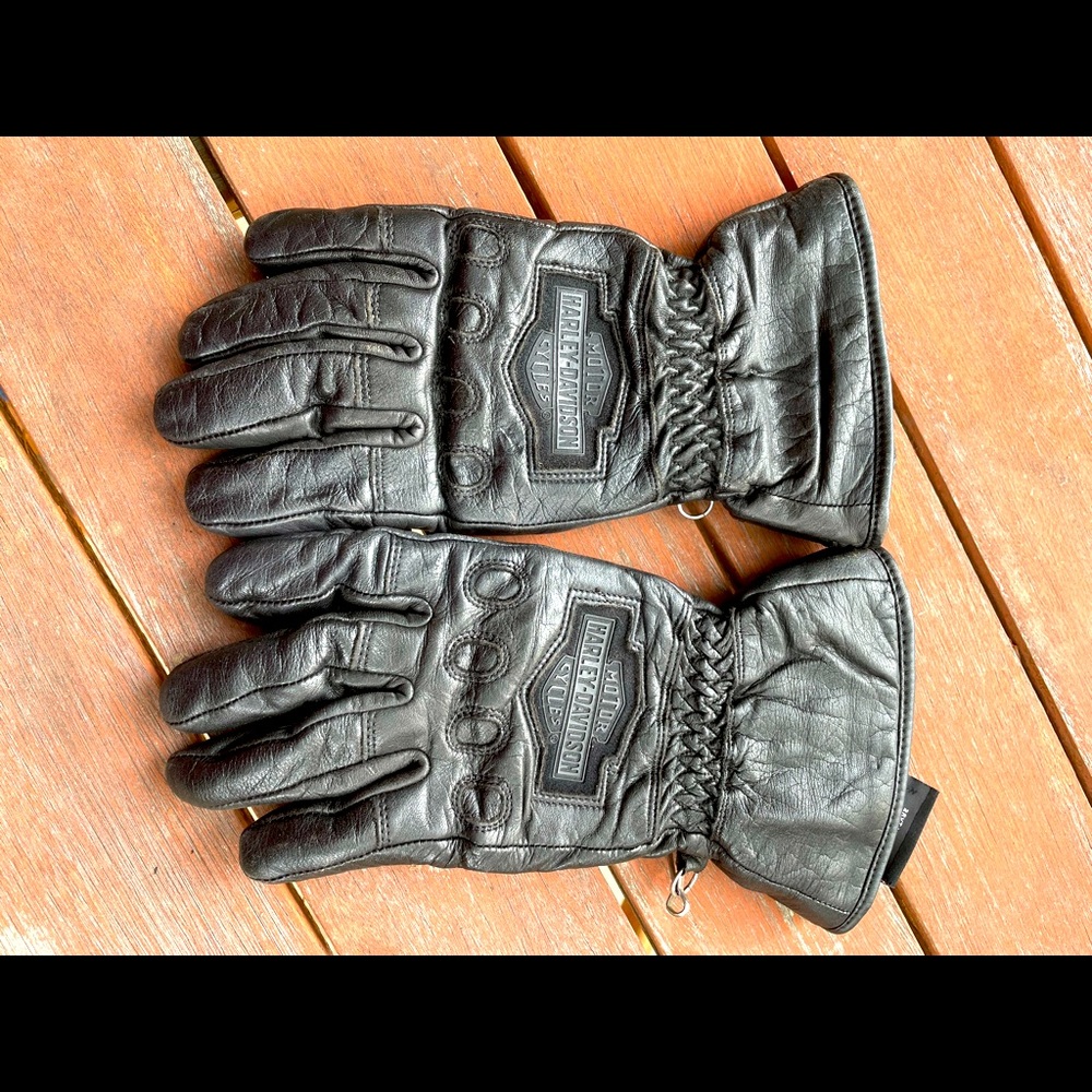 Harley Davidson gauntlet gloves